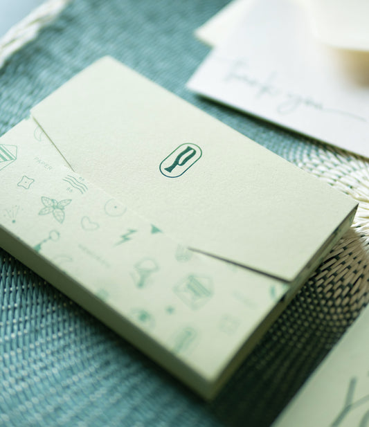 Thank You Card Menta di Piperita Paper: set di 10 cartoline con buste. Perfette per i regali di natale, matrimonio e compleanno o messaggi di auguri sui fiori.