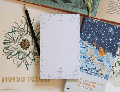 Arya di Piperita Paper, blocco to do list da scrivania da 50 pagine, perfetta per organizzare la giornata segnare quello che devi fare e non dimenticare nulla.