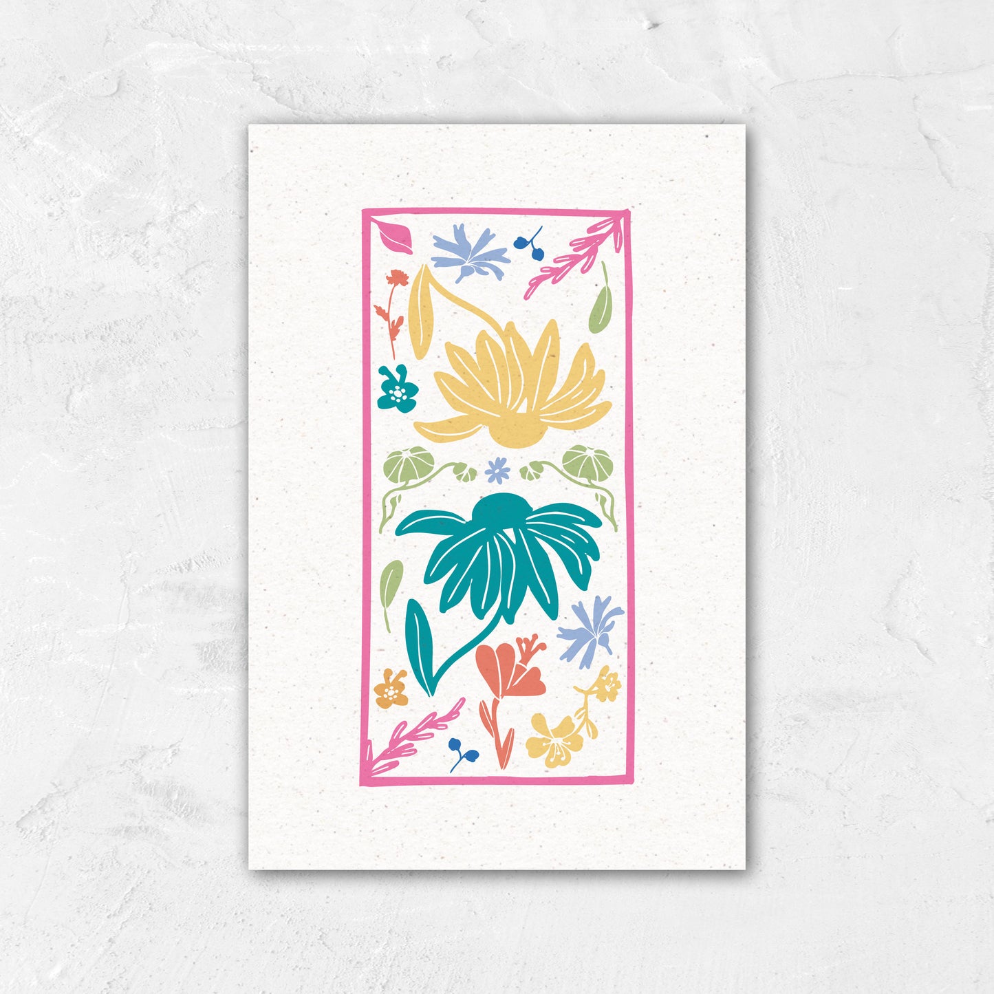 Mini Notebook Mattonella di Piperita Paper: taccuino tascabile, 40 pagine bianche con copertina colorata confezione punto metallico, ideale per appunti veloci.