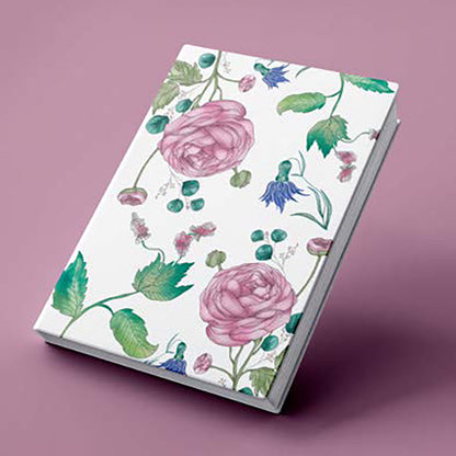 Appunti Pixie di Piperita: blocchi tascabili con grafica botanica, pagine a quadretti e copertina in carta riciclata, perfetti per notes e appunti creativi.