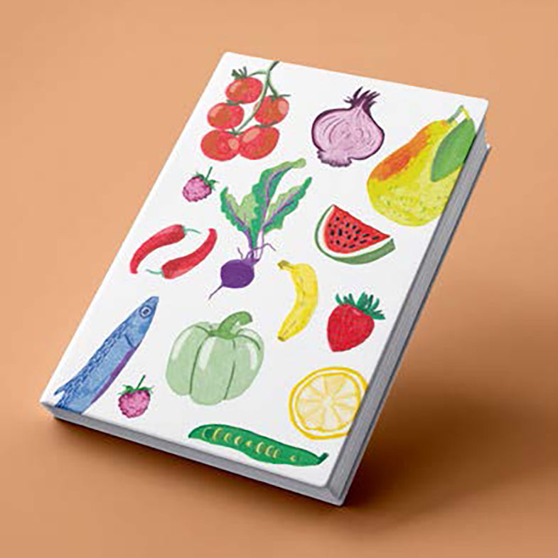 Appunti Pixie di Piperita: blocchi tascabili con grafica botanica, pagine a quadretti e copertina in carta riciclata, perfetti per notes e appunti creativi.