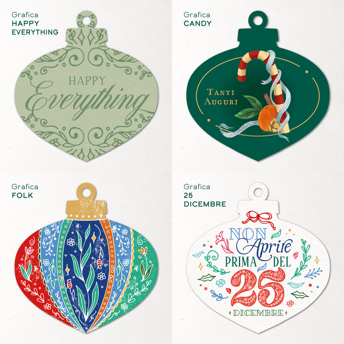 Gift Tag Ballerina di Piperita Paper, originali e colorati. Sono perfetti per decorare i tuoi regali di Natale con stile. Personalizza il retro con un augurio. 