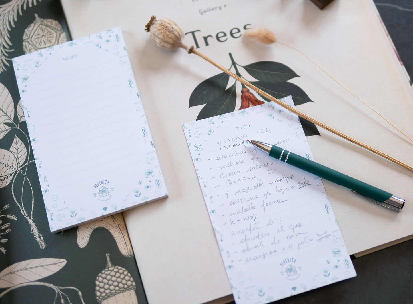 Arya di Piperita Paper, blocco to do list da scrivania da 50 pagine, perfetta per organizzare la giornata segnare quello che devi fare e non dimenticare nulla.